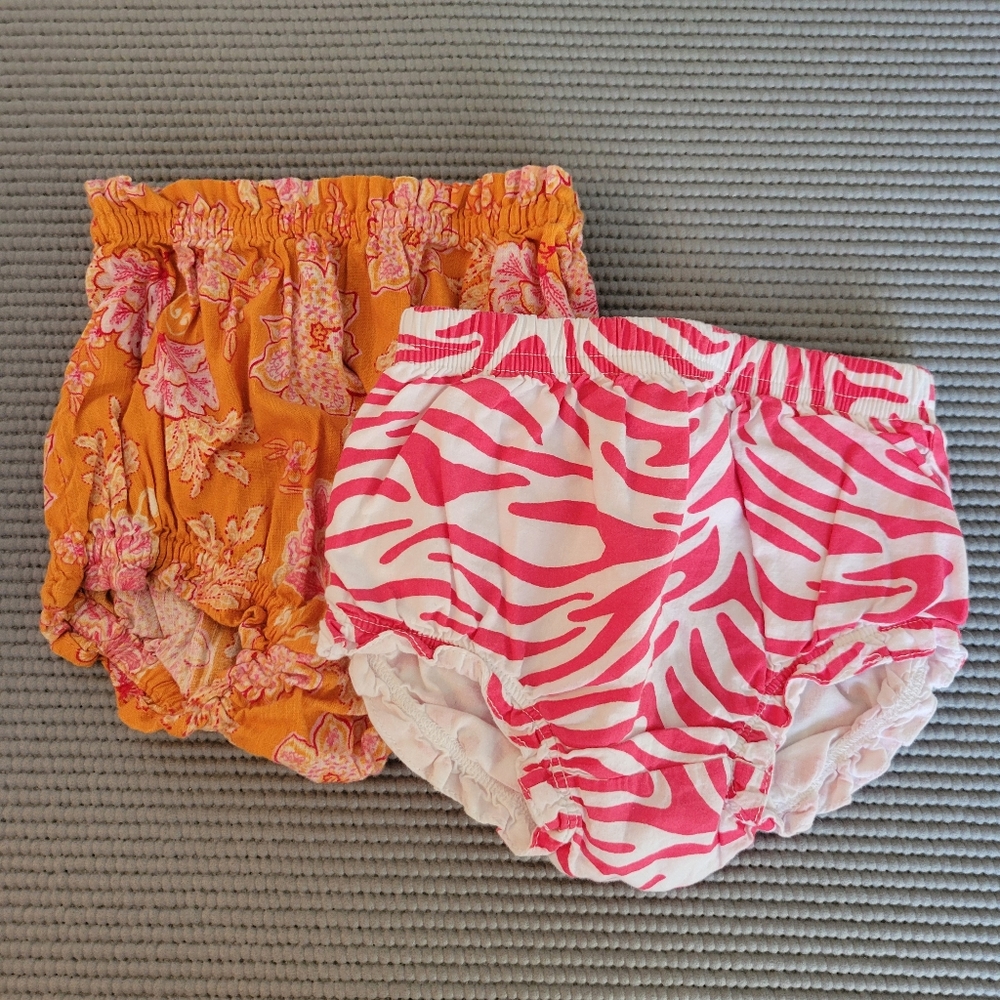 👶🏼 4/$10 3-6 And 6-12 Month Baby Girl Colorful Bloomers Bottoms Diaper Covers